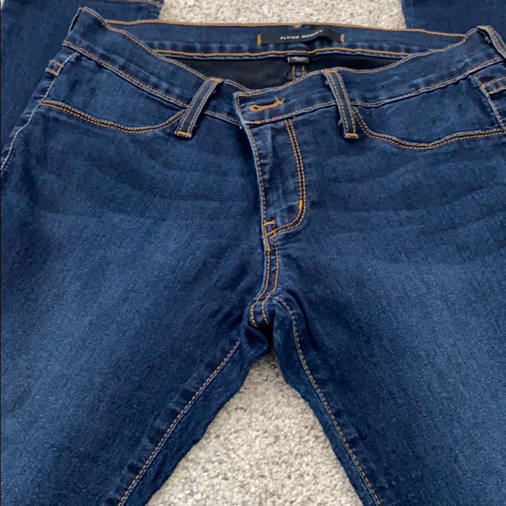 Flying money jeans
